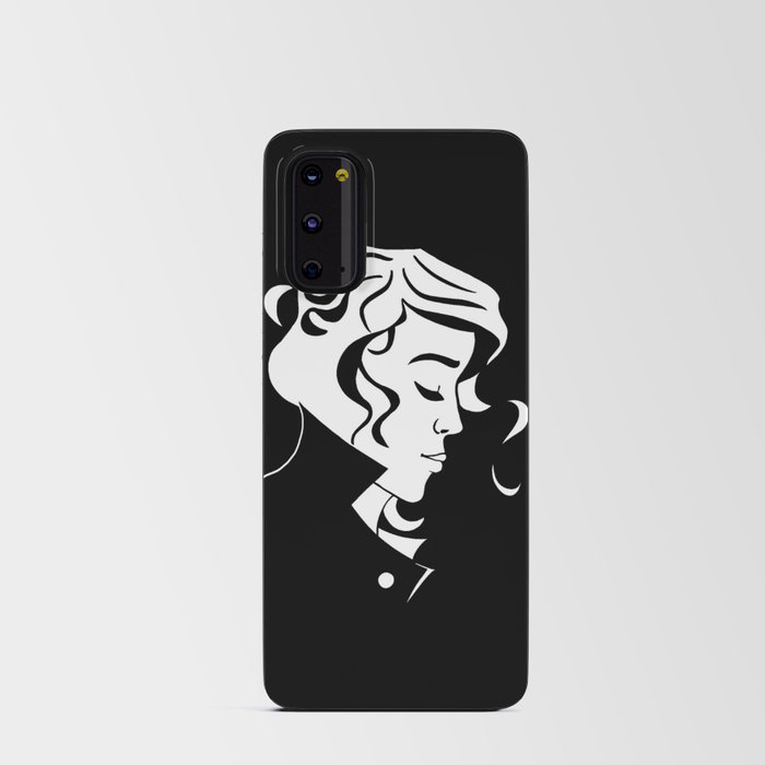 Girl in Coat Android Card Case