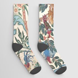 William Morris & May Morris Antique Chinoiserie Floral Socks