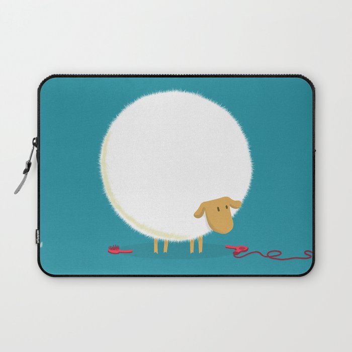 Fluffy Sheep Laptop Sleeve