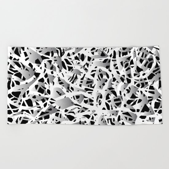 deep structure Beach Towel
