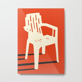 Rosi Feist – Monobloc Plastic Chair No. VII Metal Print