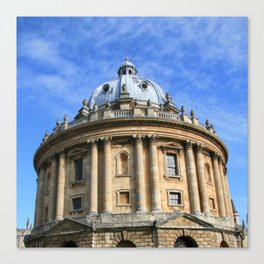 Great Britain Photography - Old Library In Oxford From The 18th Century Canvas Print