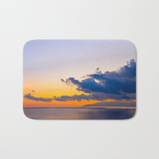 colors of the sunset Bath Mat