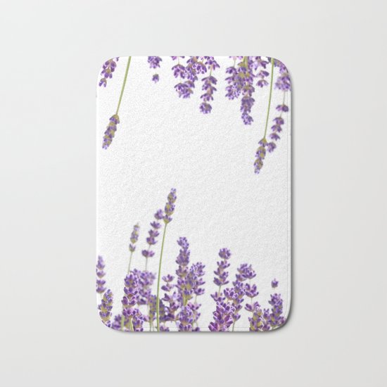 Purple Lavender #2 #decor #art #society6 Bath Mat