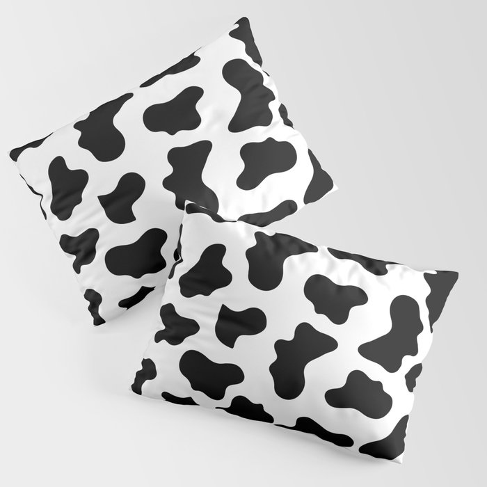 Moo Cow Print Pillow Sham