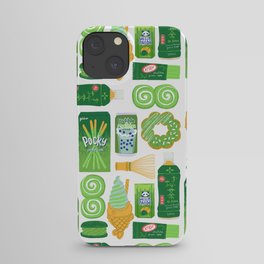Matcha Green Tea Snacks iPhone Case
