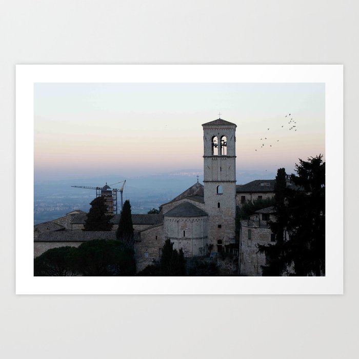 Assisi Sunrise Art Print
