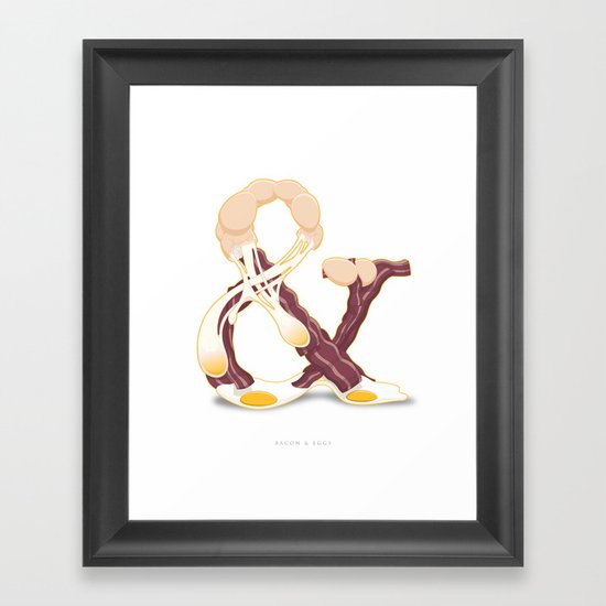 Bacon & Eggs Framed Art Print