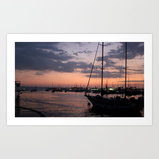 Life in the sunset Art Print