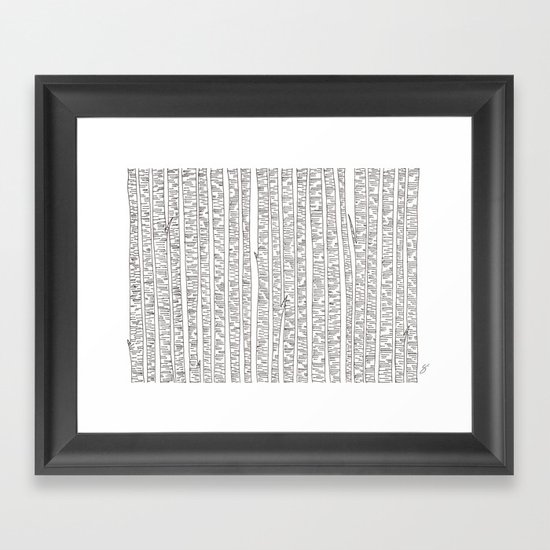 Lost In Stripes Framed Art Print