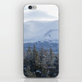 Scottish Highlands Cairngorm Mountains Winter Scene iPhone Skin