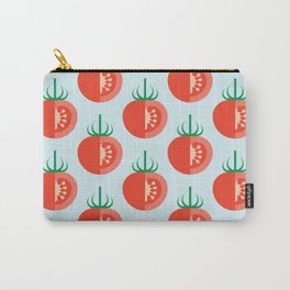 Vegetable: Tomato Carry-All Pouch | Kitchenart, Tomatoposter, Vegetablemask, Graphicdesign, Nature, Vegetableretro, Tomato, Vegetableposter, Foodposter, Tomatopattern 