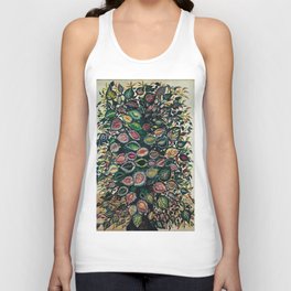 Feuilles - Leaves and Flowers by Seraphine Louis Tank Top