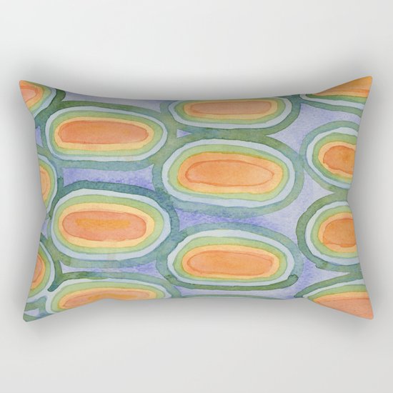 Ovals In Front Of The Sky Rectangular Pillow