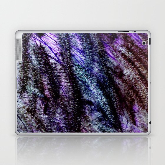 midnight purple fluffy foliage Laptop & iPad Skin