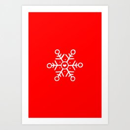 Snowflake Love Art Print
