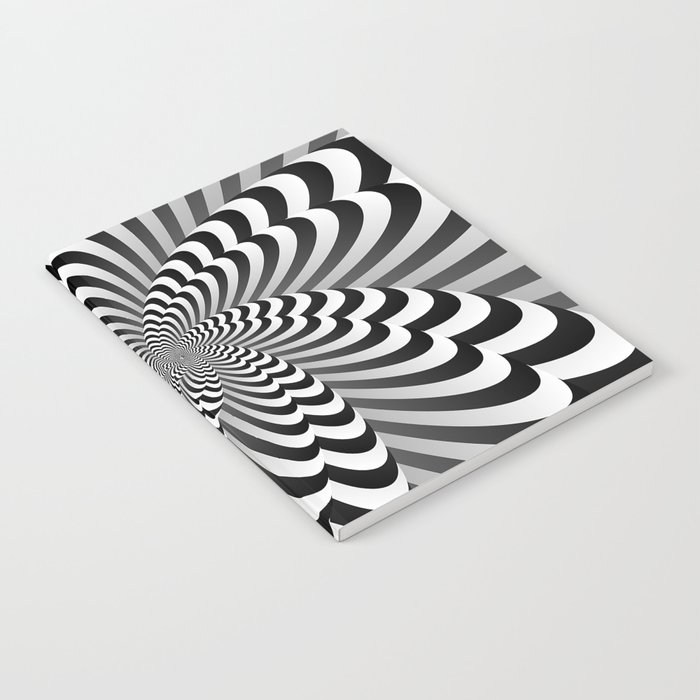 Abstract Optical Illusion Art Notebook