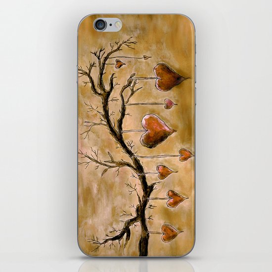 Der Liebesbaum (in Acryl) iPhone & iPod Skin