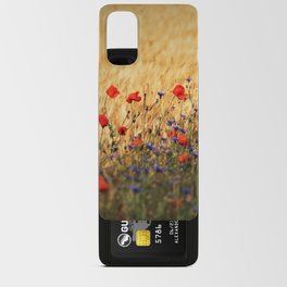 Peaceful Poppies, Cornflowers and Wheat Android Card Case