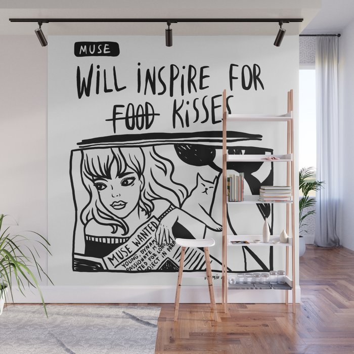 Will Inspire For Kisses Wall Mural