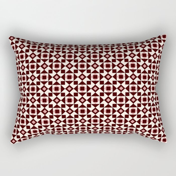 Azulejo Brown Rectangular Pillow