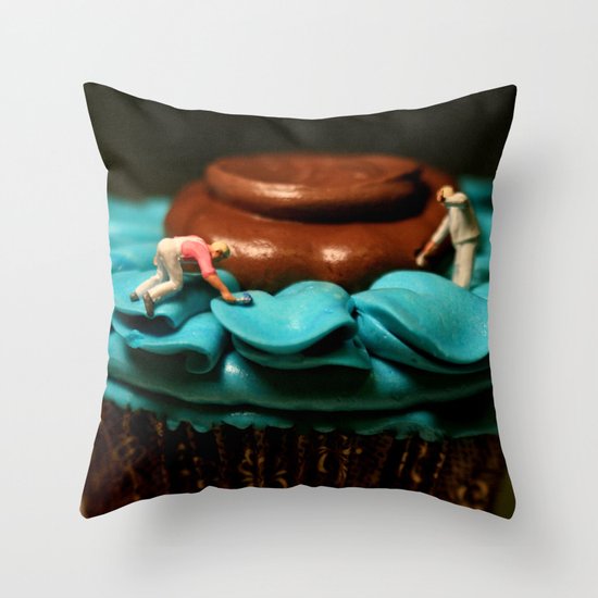 The Cake Decorators Throw Pillow