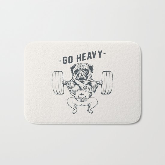 GO HEAVY Bath Mat