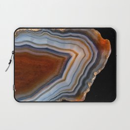 Layered agate geode 3163 Laptop Sleeve
