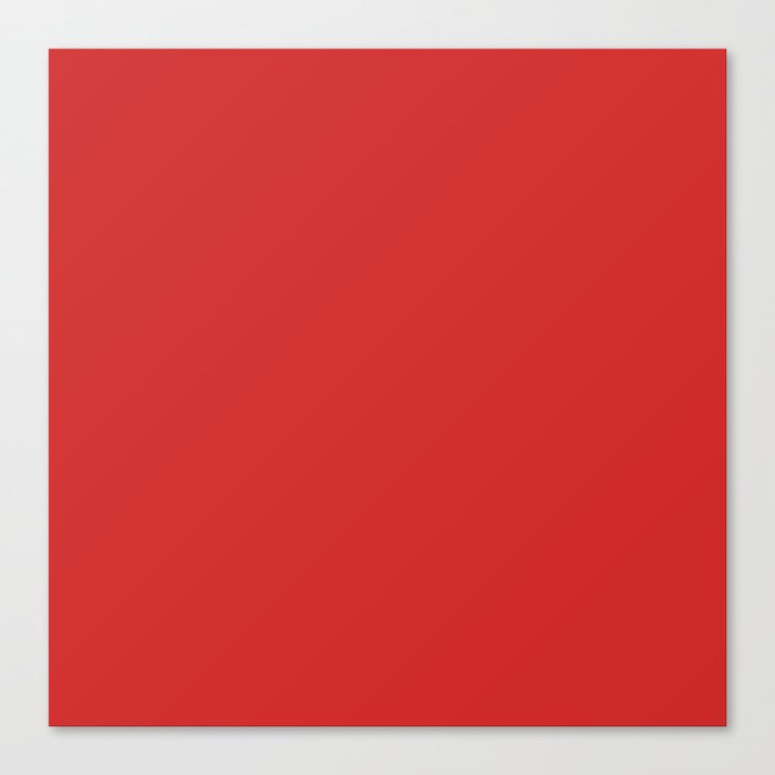Exotic Red Canvas Print