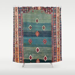 Sivas Antique Turkish Niche Kilim Print Shower Curtain