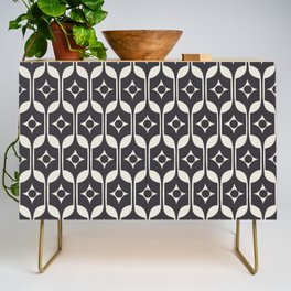 Hornsea Pottery Heirloom in Black and Ivory 1967 -87 by John Clappison Credenza