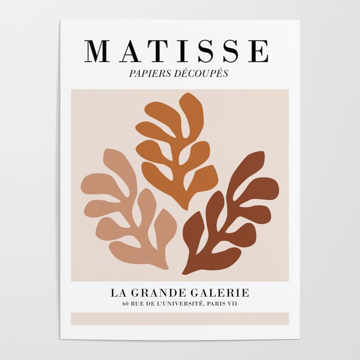 Matisse Burnt Orange Poster