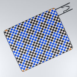 Summer on Long Island Chequered Pattern Picnic Blanket