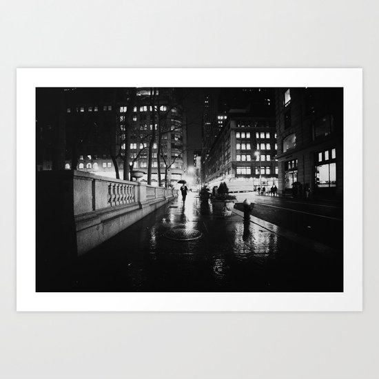New York City Noir Art Print