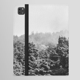 Forest in the Fog | Black and White | Travel Photography iPad Folio Case