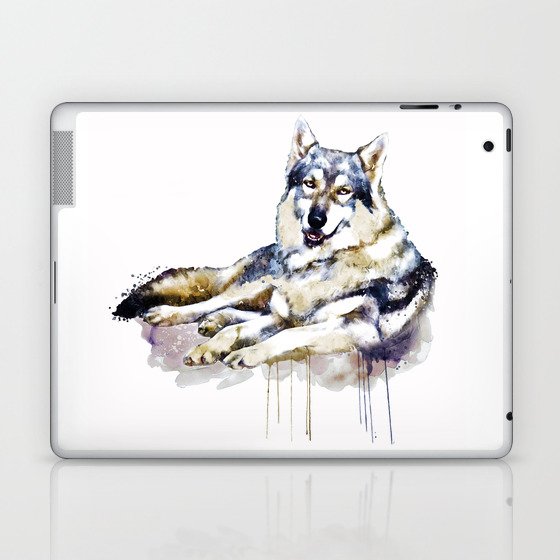 Smiling Wolf Laptop & iPad Skin