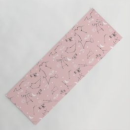 Astrology Pattern Pink #homedecor Yoga Mat