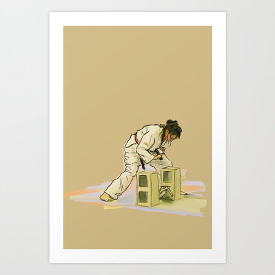 Broken Brick Art Print