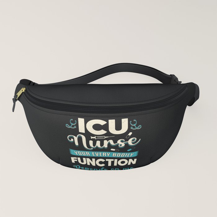 ICU Nurse Medicine Emergency Love Ambulance Funny Fanny Pack by