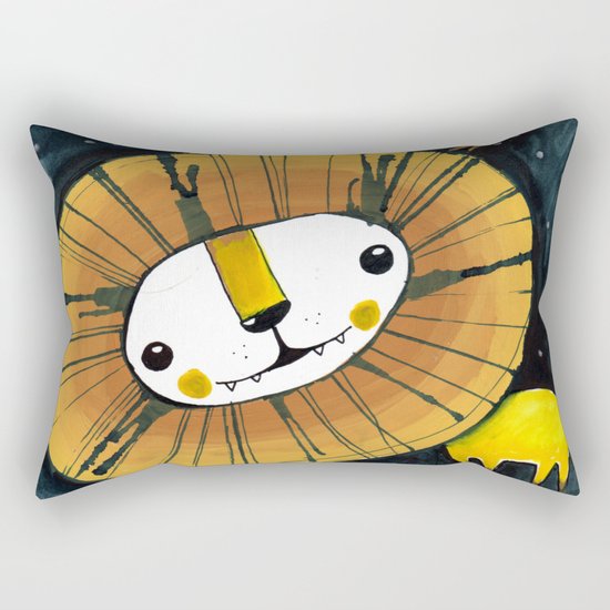 Debajo de las Estrellas Print Rectangular Pillow