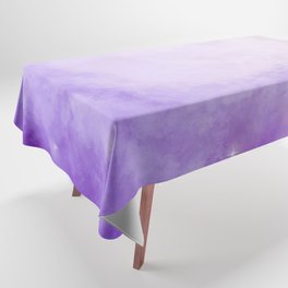 Purple night with stars Tablecloth