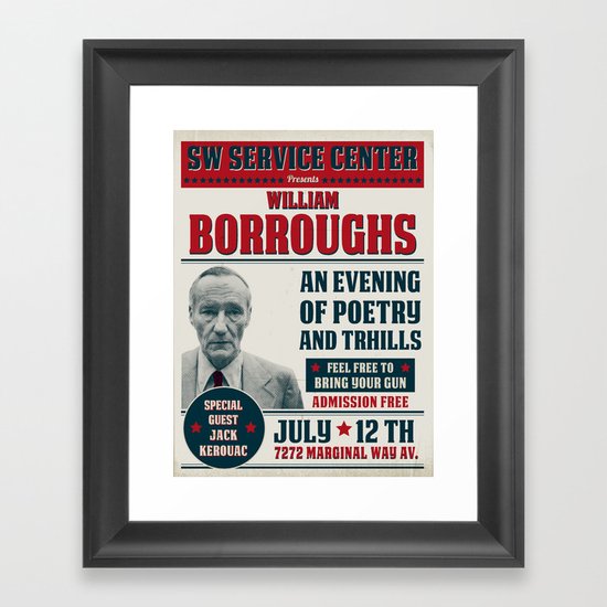 Borroughs Event Framed Art Print