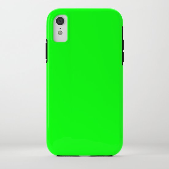 Lime Green iPhone Case by colorpopdesign | Society6
