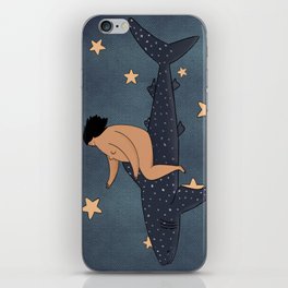 Night flight iPhone Skin