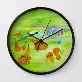 Transparent Hummingbird Wall Clock