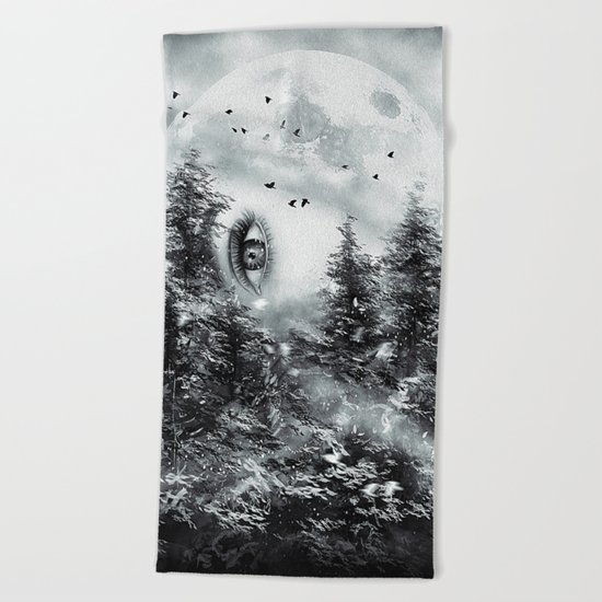 The Watcher Beach Towel