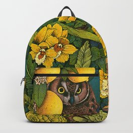 Aureate Backpack | Butterflies, Spring, Artichoke, Lemons, Summer, Botanical, Mushrooms, Eyes, Iris, Moths 