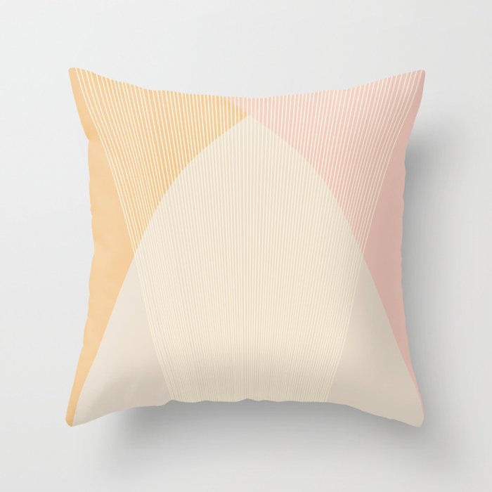 Cecilia Design II - Pink Throw Pillow