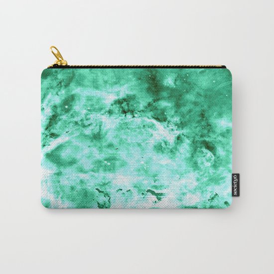 Sea Green Nebula Waves Carry-All Pouch