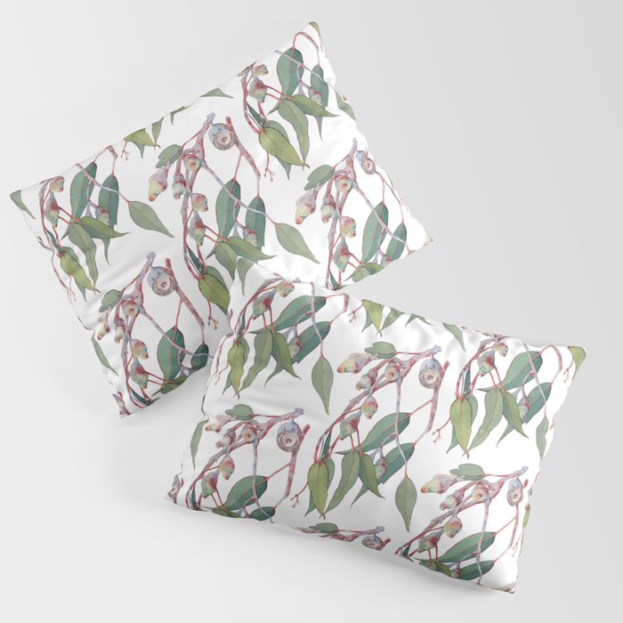 Australian eucalyptus tree branch Pillow Sham